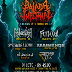BALADA INFERNAL: Evento anuncia edición conmemorativa del 10º aniversario – ¡Vuelve el Halloween más brutal de Paraná!