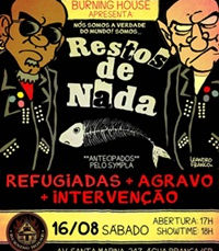 Punk Rock y Hardcore Sin Fronteras: Restos de Nada y nuevas generaciones incendiando el Burning House en São Paulo!