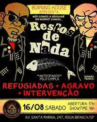 Punk Rock y Hardcore Sin Fronteras: Restos de Nada y nuevas generaciones incendiando el Burning House en São Paulo!