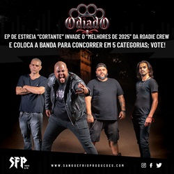 ODIADO: El EP debut "Cortante" invade la lista "Lo Mejor de 2025" de Roadie Crew y pone a la banda en la contienda en 5 categorías; ¡vota!