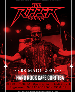 Tim "Ripper" Owens en Hard Rock Café Curitiba – ¡Una noche histórica para los fanáticos del Heavy Metal!