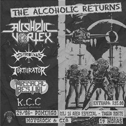 ALCOHOLIC VORTEX: Banda anuncia regreso a los escenarios con el festival 'The Alcoholic Returns' en Brasilia/DF