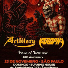 Doble dosis de Thrash Metal: ¡Artillery y Atrophy en vivo en São Paulo!