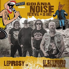 LEPROSY: Banda Confirma Presença no Histórico 'Goiânia Noise Festival - 30 Anos' ao lado de Ratos de Porão