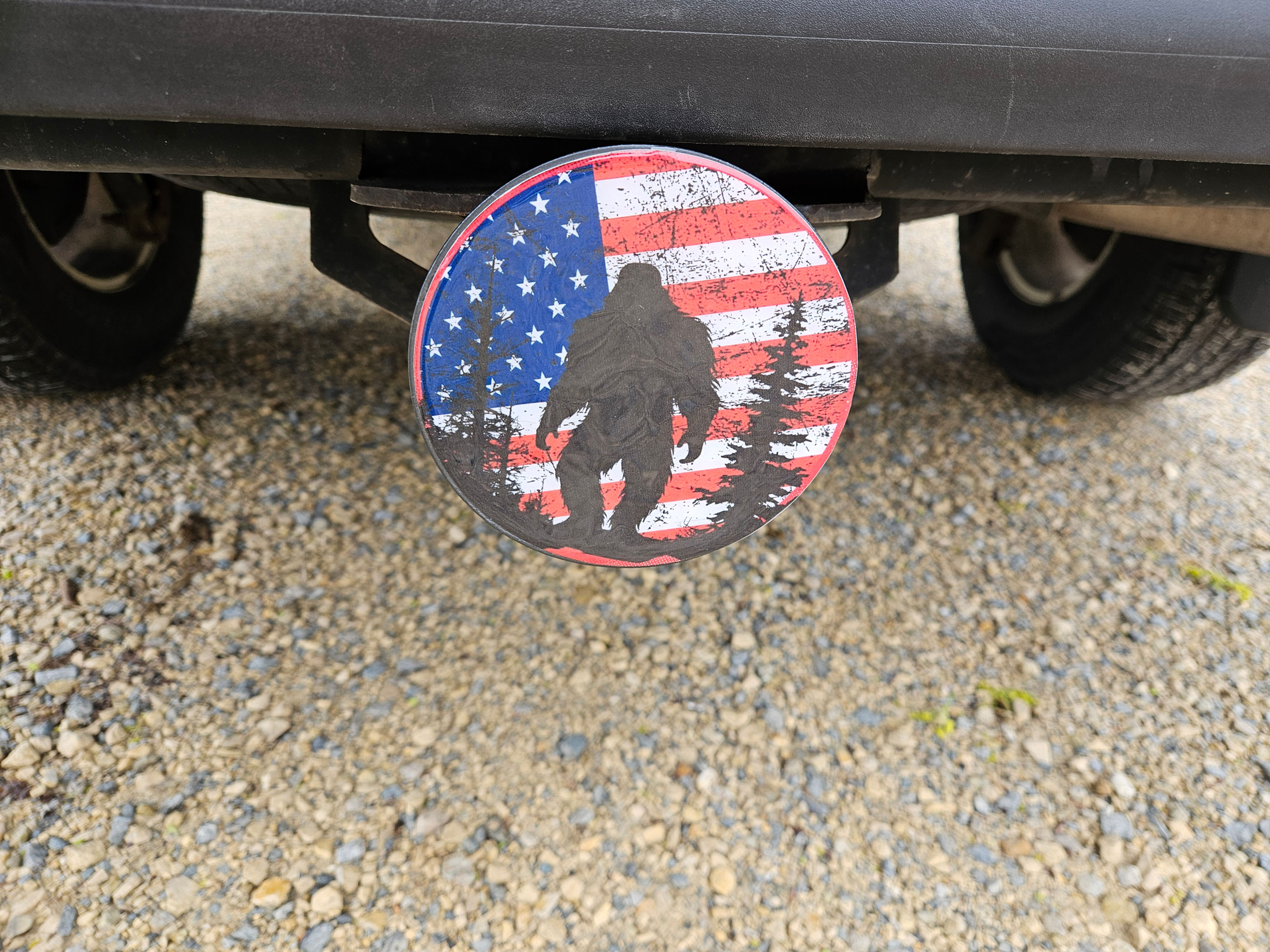 Sasquatch Bigfoot Hitch Cover