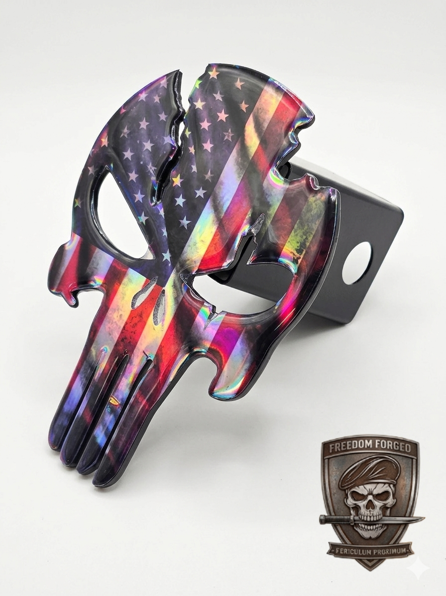 Thumbnail: Punisher Lightning Trailer Hitch Cover