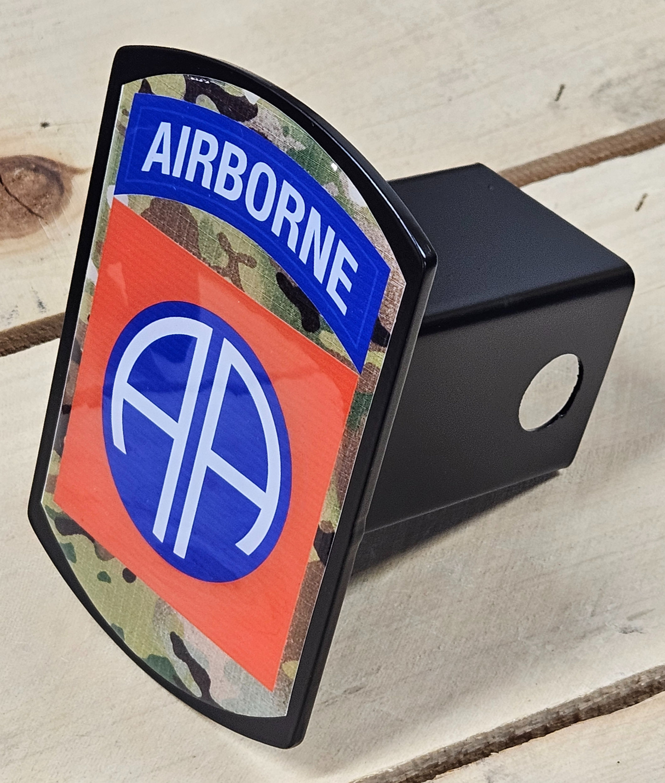 82nd Airborne Division OCP Trailer Hitch Cover
