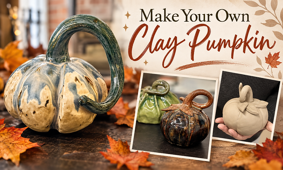 Clay Pumpkins & Gourds