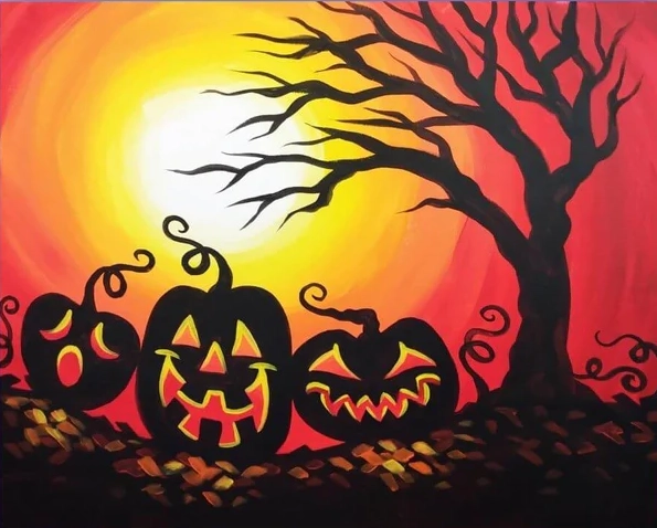 Spooky Halloween Paint Night