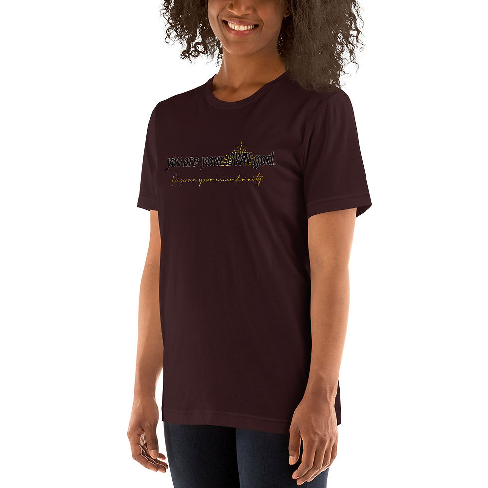 Thumbnail: You are your OWN god. Unisex t-shirt