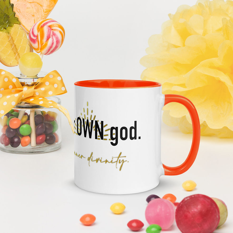 Thumbnail: You are you OWN god Mug with Color Inside