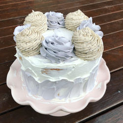 Textured cake