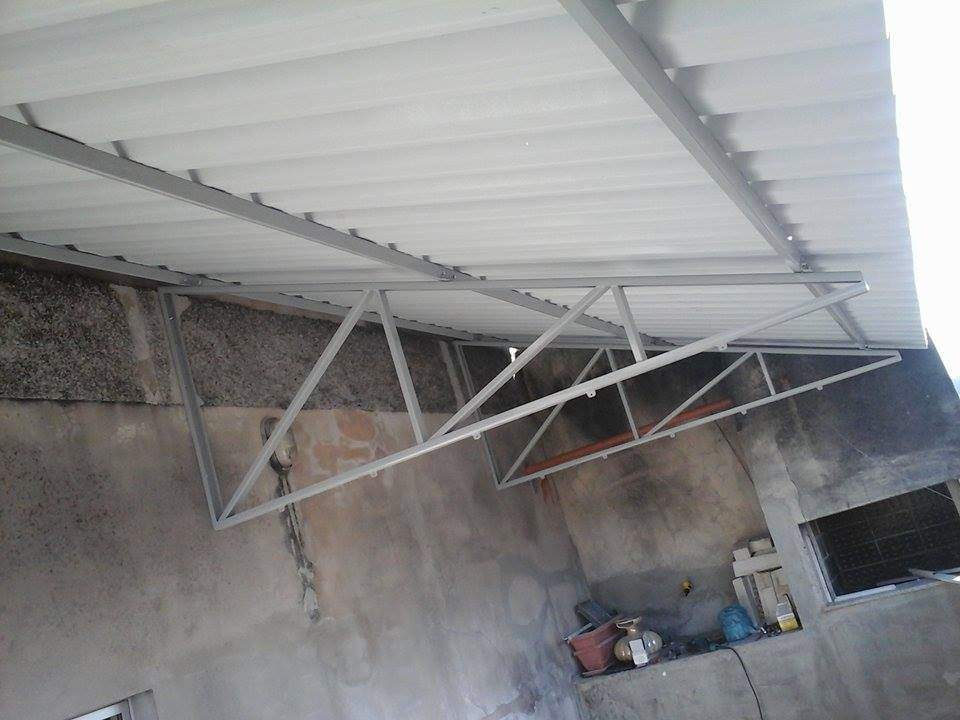 alpendre em aluzinco emborrachado