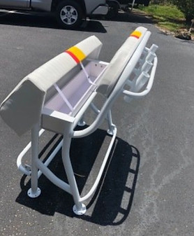 boat aluminum leaning post cape coral made by cutting edge boat tops depot