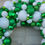 Thumbnail: Emerald Green & White Luxury Modern Festive Handmade Christmas Bauble Wreath