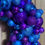 Thumbnail: Blue & Purple Luxury Modern Festive Handmade Christmas Bauble Wreath