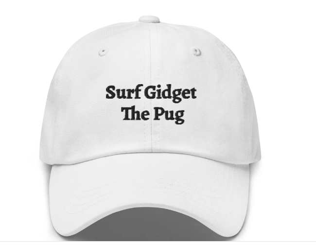 Thumbnail: Surf Gidget The Pug Baseball Hat