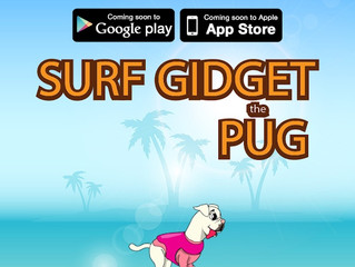Surf Gidget The Pug Environmental Game
