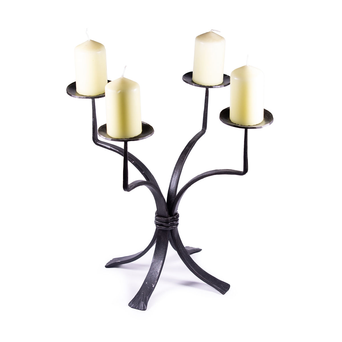 Stolní svícen čtyřramenný (bez dekorace)