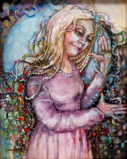 Cheryl Elmo, Lifeline,mixed watermedia,20x16 low res