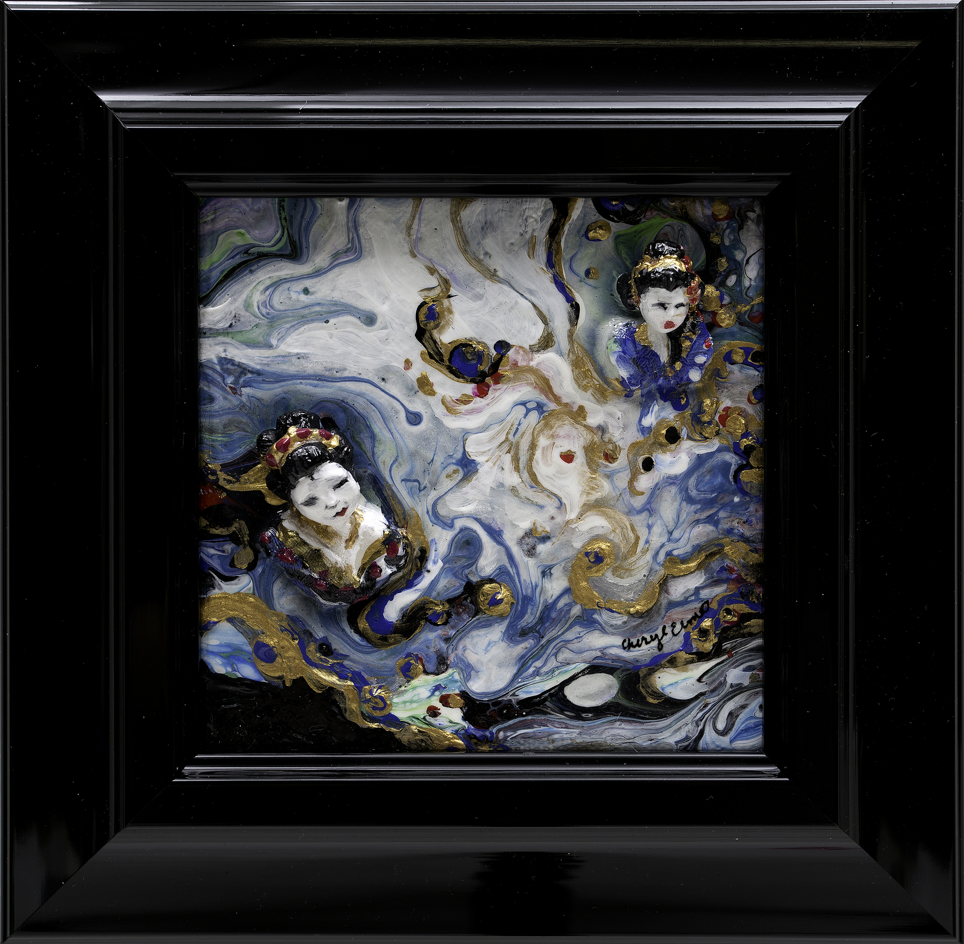 Geisha Mixed media