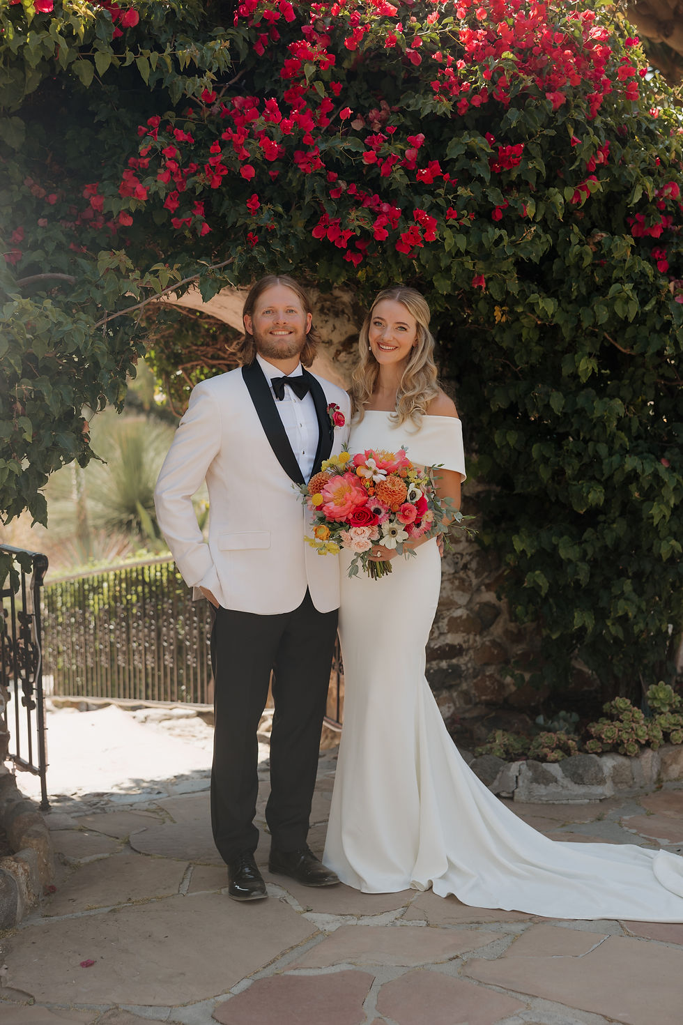 bride with natural airbrush makeup and soft waves wedding hair oceanside san diego