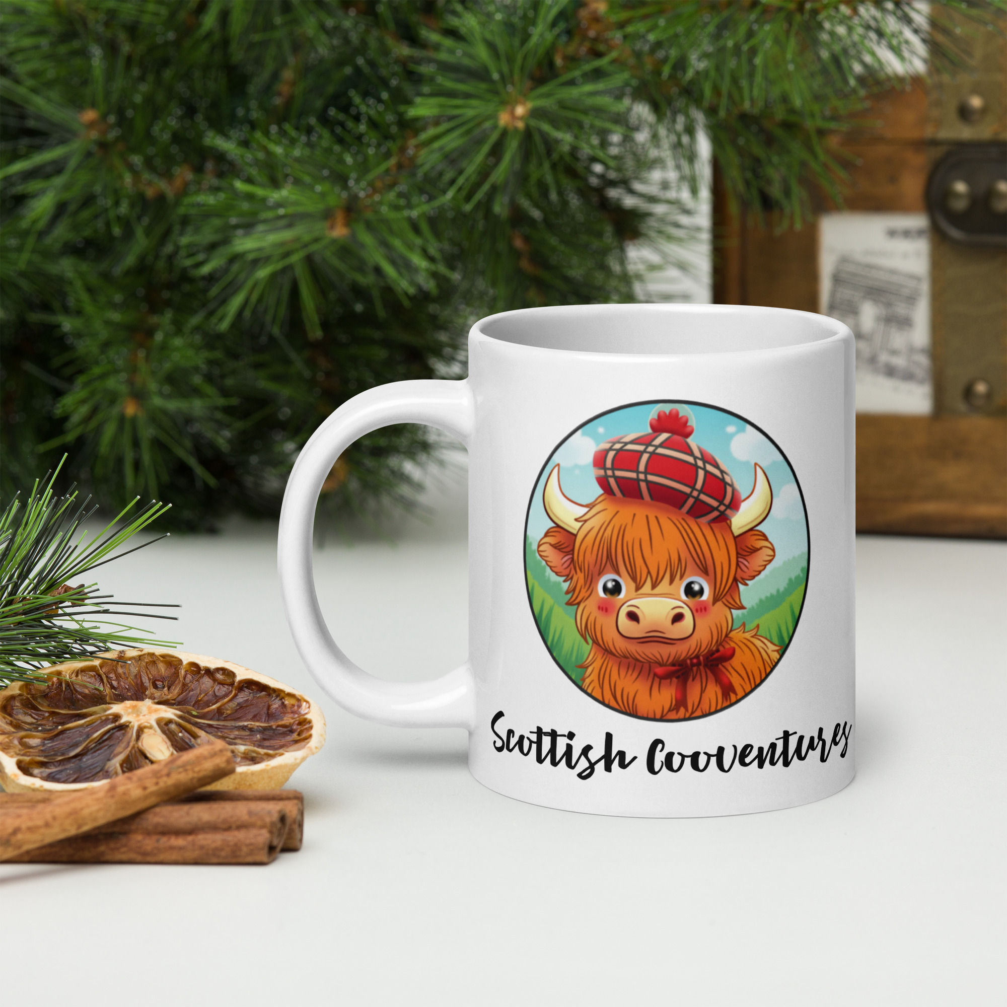 Cooventures White Glossy Mug