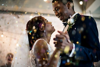 Black Couple Wedding