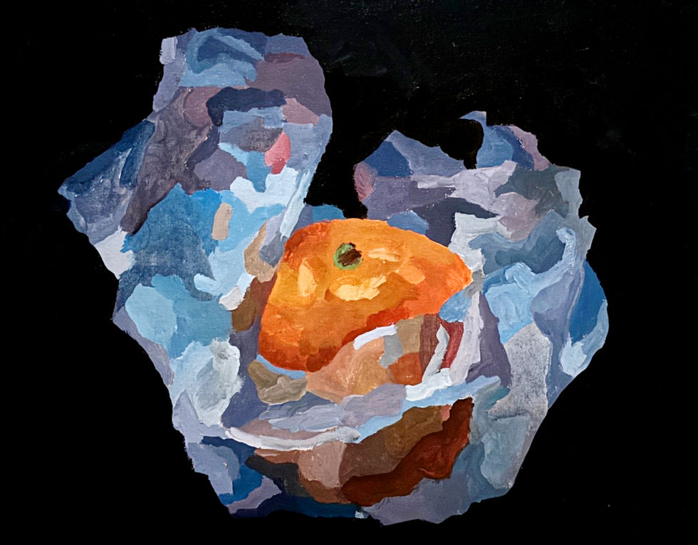 Orange Wrapped in Cellophane, 2023