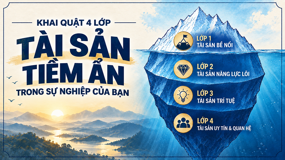 Khai quật 4 lớp tài sản tiềm ẩn trong sự nghiệp của bạn