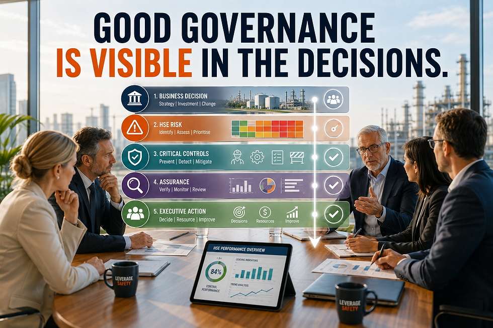 Executive Due Diligence in HSE: What Good Governance Looks Like in Practice