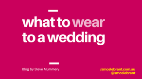 What to wear to a wedding