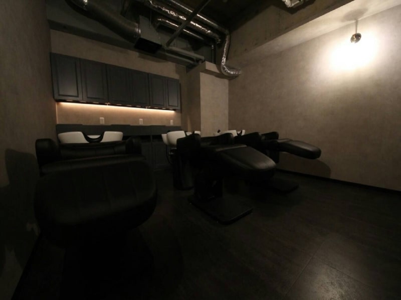 after 癒しの雰囲気たっぷりのシャンプーブースも造作しました