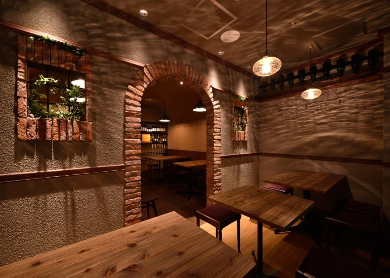 飲食店内装工事の施工写真