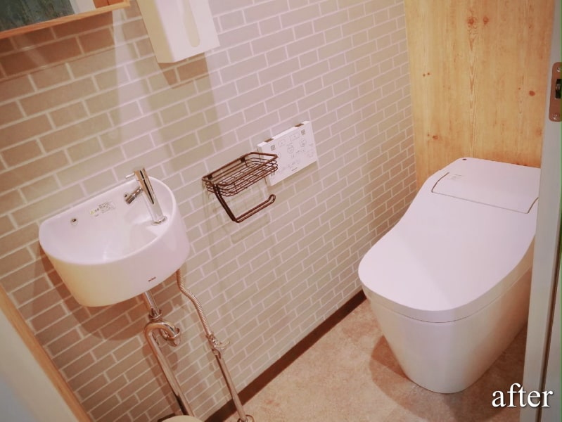 調布市 美容室工事の施工写真