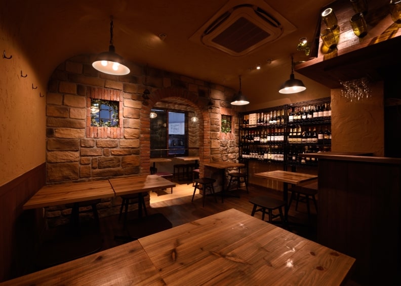 飲食店内装工事の施工写真