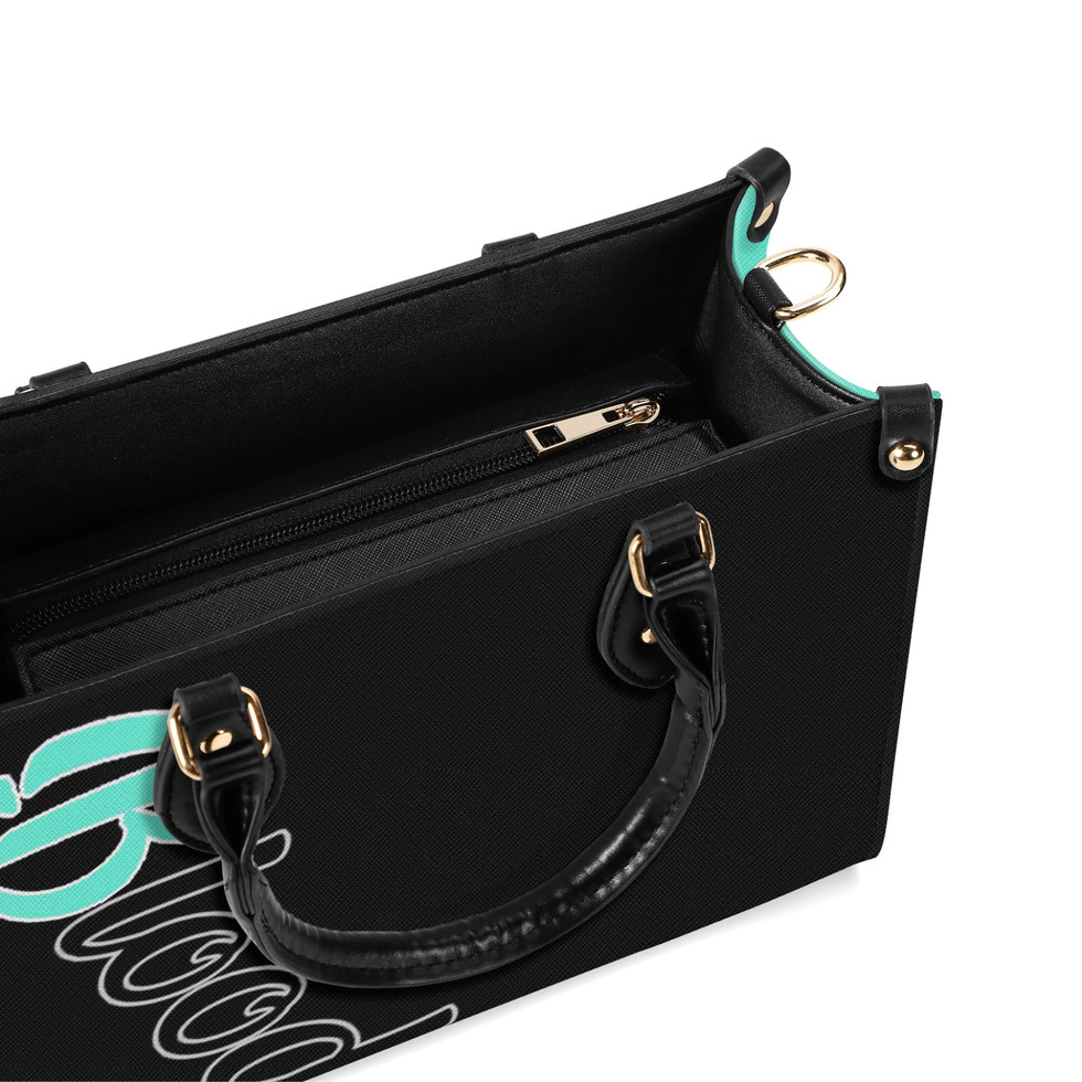 All-Over-Print Women Twill Leather Handbag