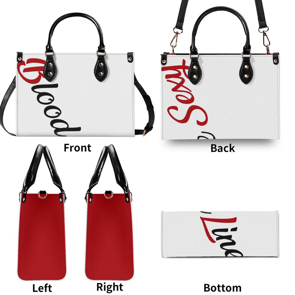 All-Over-Print Women Twill Leather Handbag