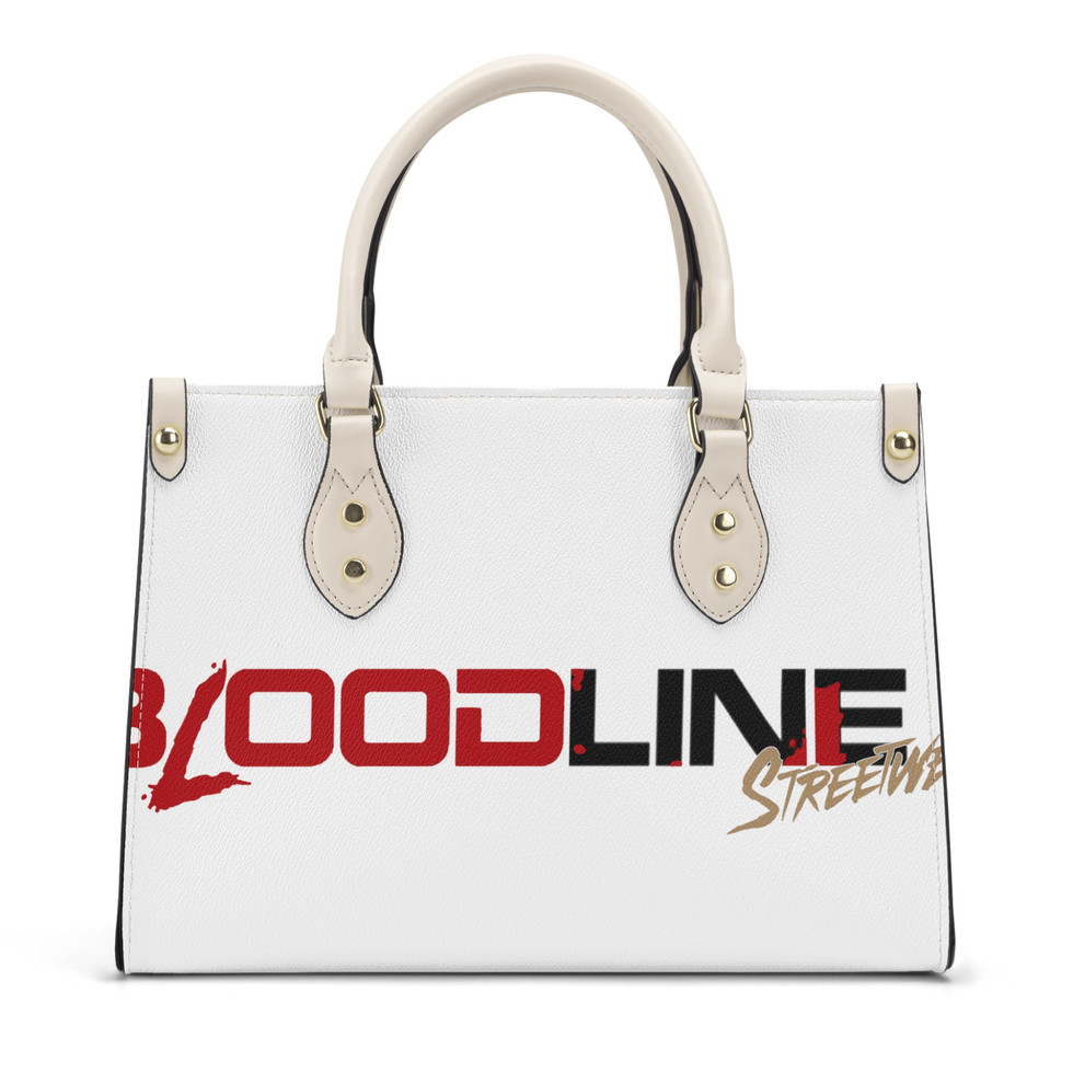 BloodLine Luxury Handbag, White/Cream