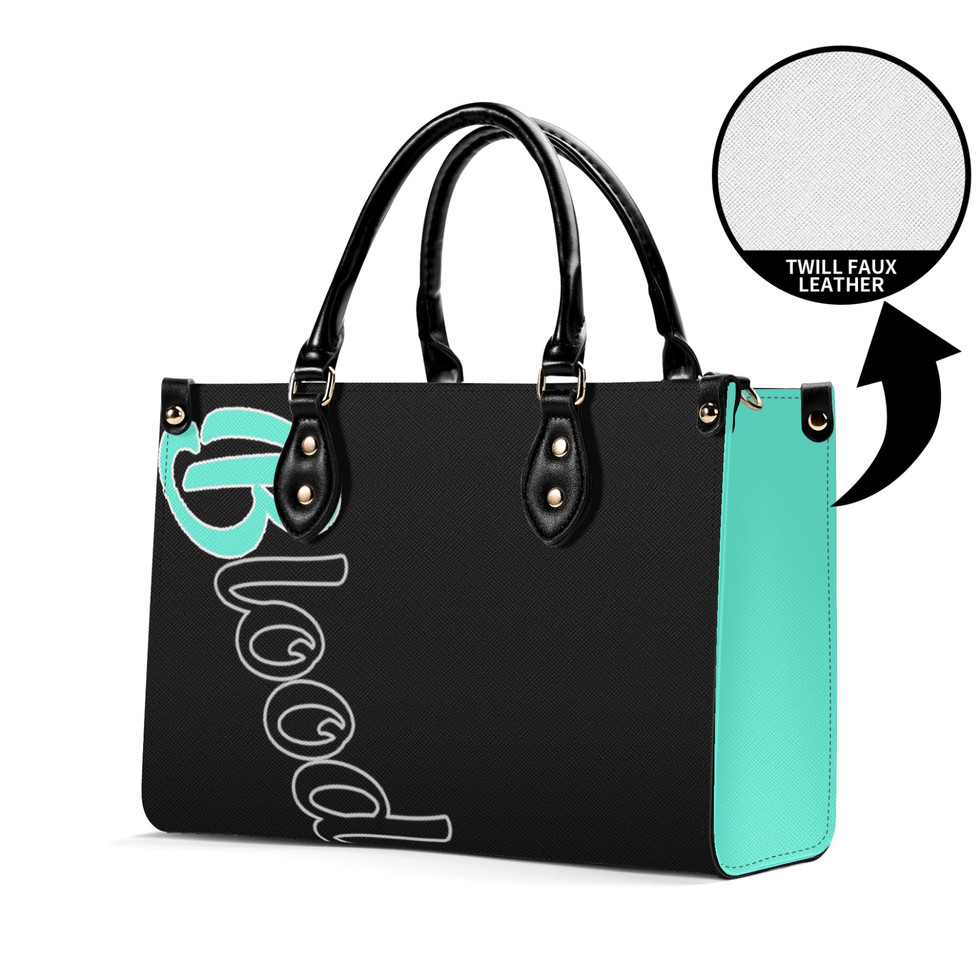 All-Over-Print Women Twill Leather Handbag