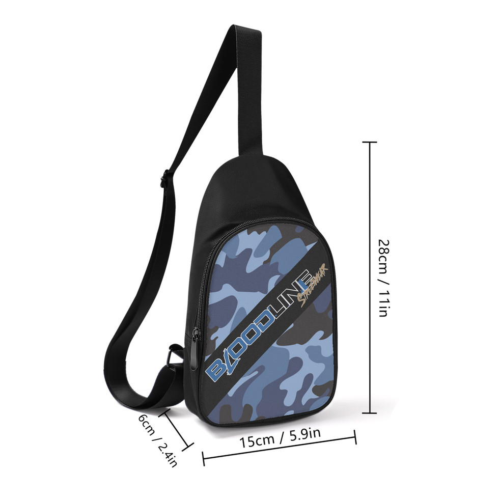 BloodLine Chest Bag, blue