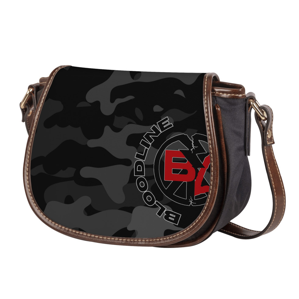 BloodLine Saddle Bag, black camo