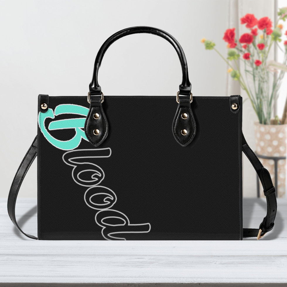 All-Over-Print Women Twill Leather Handbag