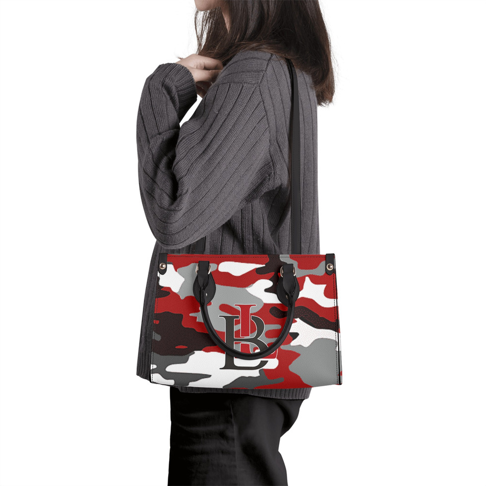 BloodLine Luxury Handbag, red camo