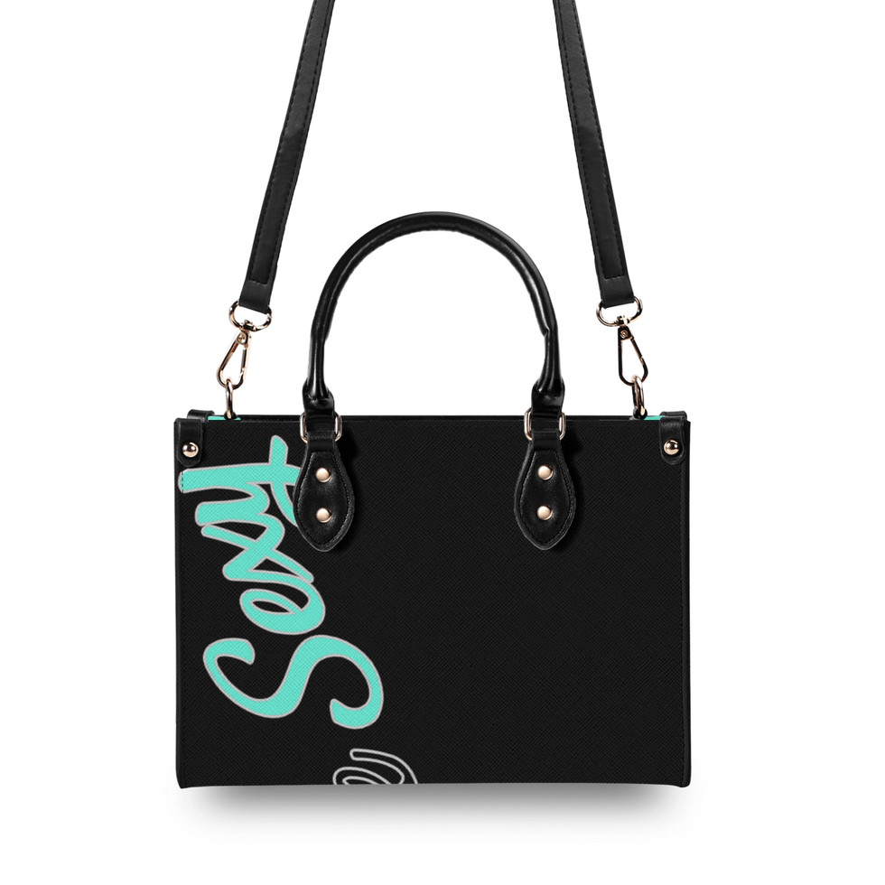 All-Over-Print Women Twill Leather Handbag