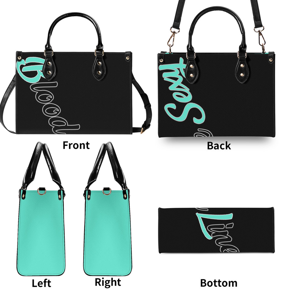 All-Over-Print Women Twill Leather Handbag