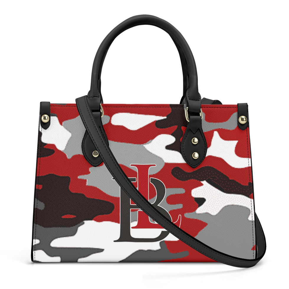 BloodLine Luxury Handbag, red camo