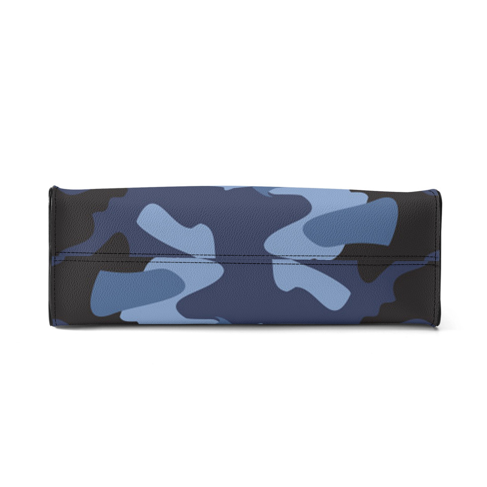 BloodLine Luxury Handbag, blue camo