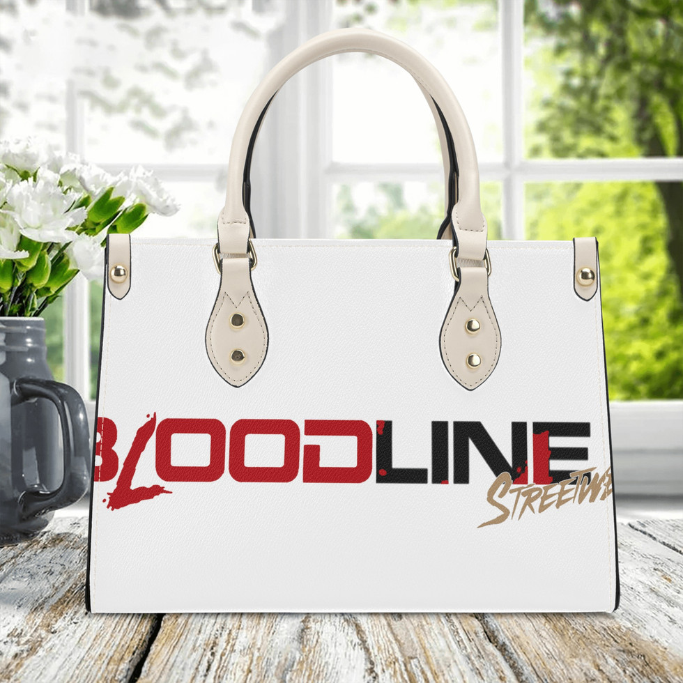 BloodLine Luxury Handbag, White/Cream