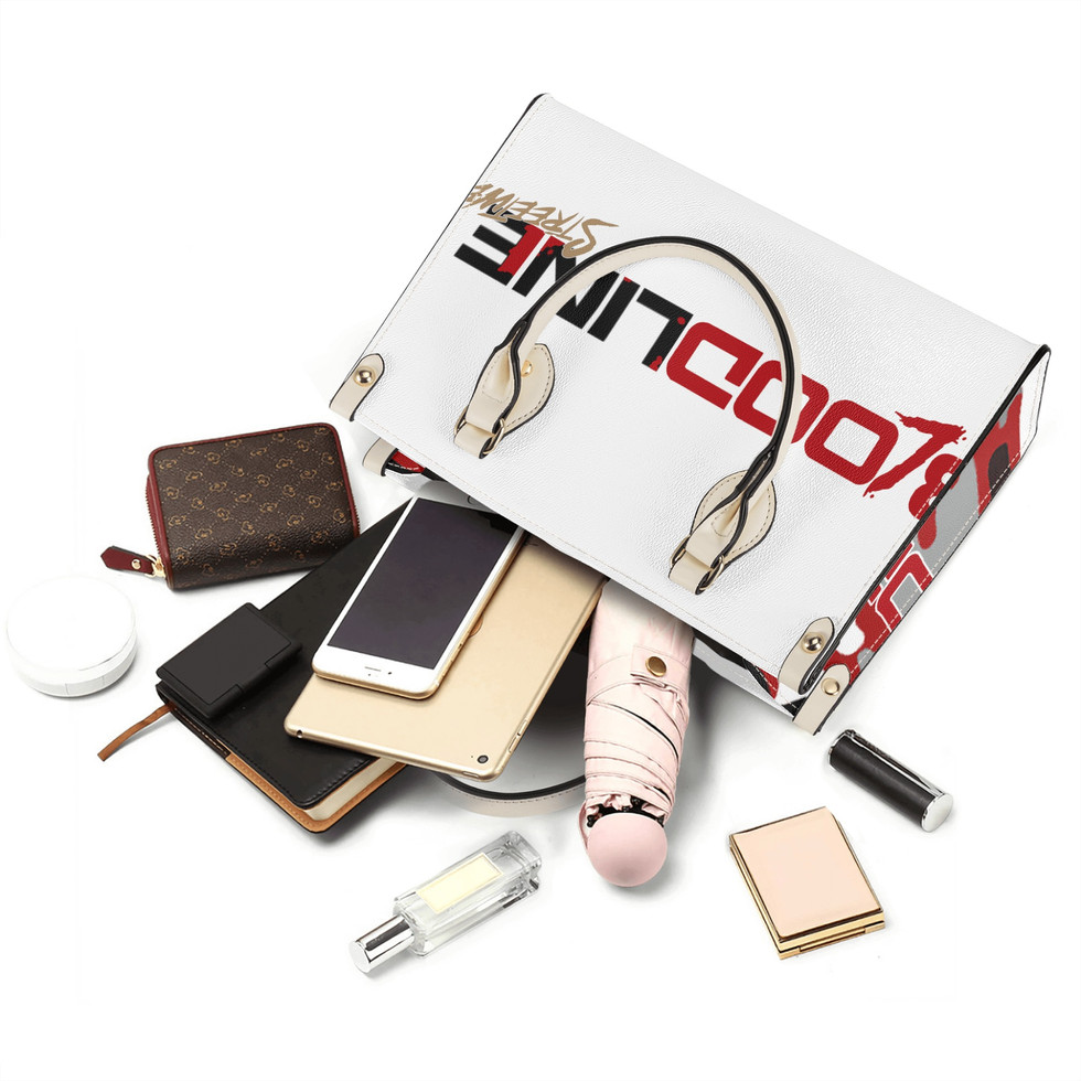 BloodLine Luxury Handbag, White/Cream